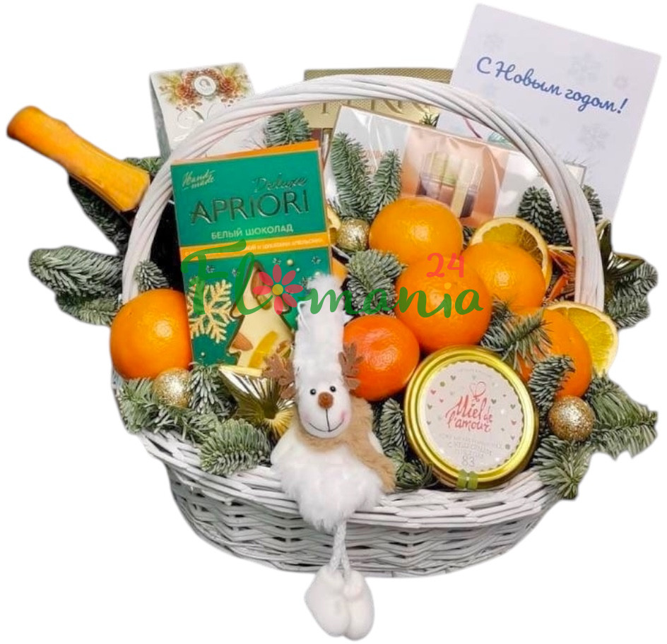 Праздничная корзинка All i want for Сhristmas is you